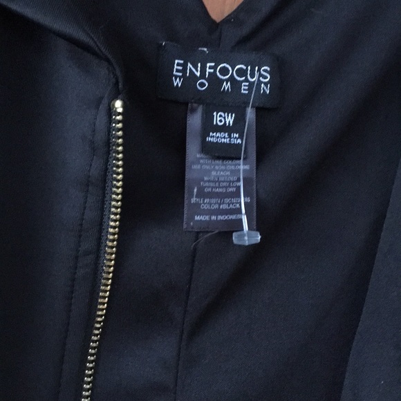 Black Zipper Dress - Picture 4 of 7